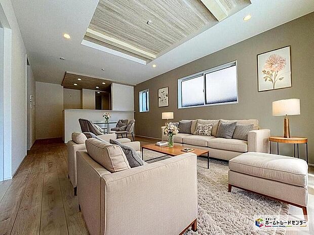 【リビング】暖かな雰囲気のＬＤＫ。ご家族が自然と集まる穏やかな暮らしがイメージできますね♪
この家で暮らしたいと思わせる理由を是非現地でお確かめ下さい。※こちらはCGで画像を生成したイメージ画像になります。