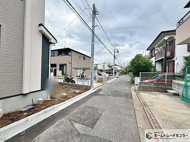 【前面道路含む現地写真】平日・お仕事帰りなど、いつでも現地ご案内致します！お気軽にお問い合わせ下さい♪