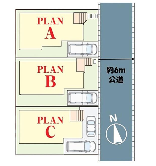 【全体区画図】閑静な低層地域のお住まいです☆
旭町小学校まで徒歩7分で低学年のお子様の登下校も安心♪
スーパーやコンビニも徒歩10分圏内の好立地です♪