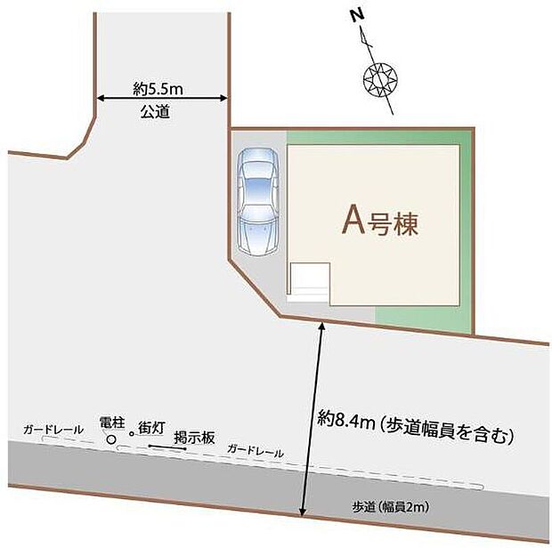 【全体区画図】南西角地で穏やかな光が差し込む住空間♪明るく快適な暮らしができます◎
最寄り駅までのアクセスも良く、市街地にも近いので生活利便性にも優れた立地です♪