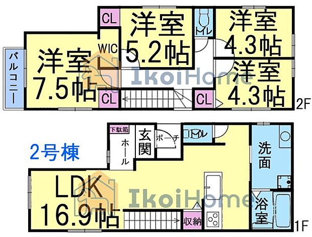 【ホームページに現地動画掲載中】●年中無休：当日予約可●4LDK！リビング広々16.9帖！！