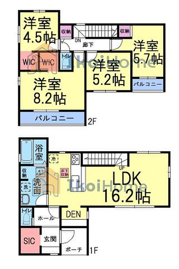 ●年中無休:当日予約可●LDK16.2帖ございます!2階は4部屋洋室、3部屋が南向きです!
