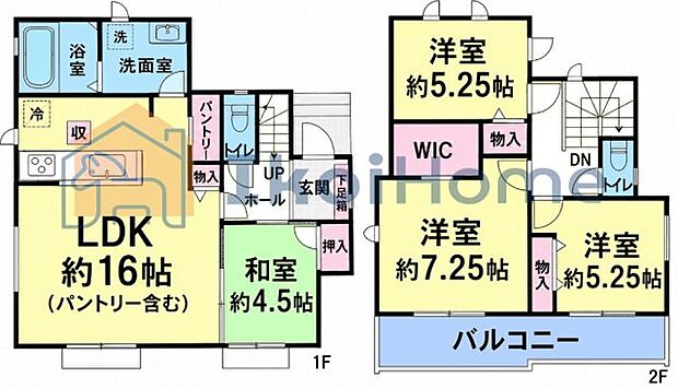 【ホームページに現地動画掲載中】●年中無休:当日予約可●1階LDKに隣室して和室があり、便利です!