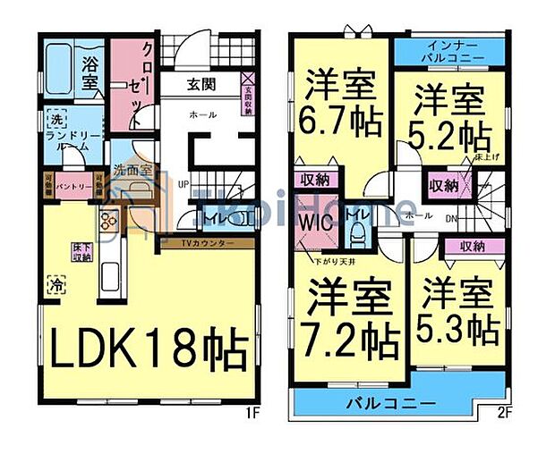 ●年中無休:当日予約可●LDK18帖!南側にお庭スペースができますので、陽当り・通風良好!