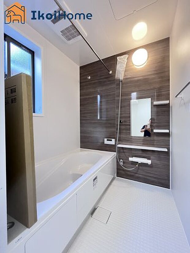 【風呂】【ホームページに現地動画掲載中】●年中無休:当日予約可●1坪タイプの広々したユニットバスになります。