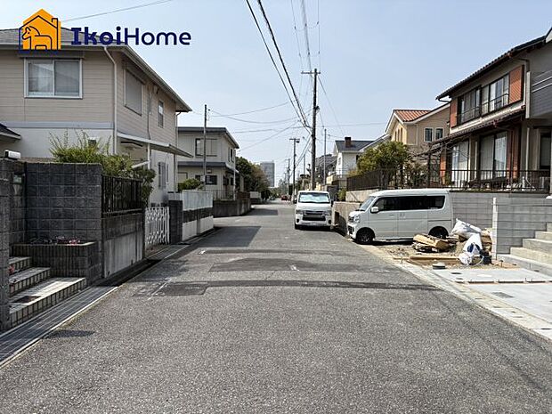 【外観】【ホームページに現地動画掲載中】●年中無休:当日予約可●前面道路南向き幅員約6.5mで広々しています