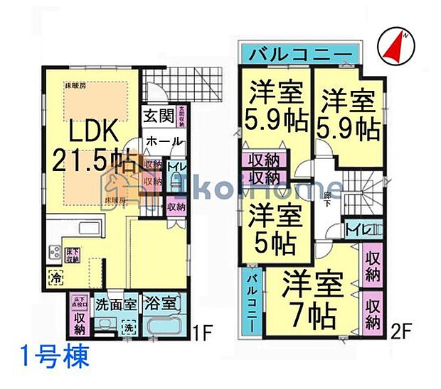 【4LDK】詳細・備考までお読み頂きありがとうございます。 新築戸建をご検討の方は以下の点にご注意ください。 1、各部屋の照明付きません*一部玄関トイレ等のダウンライトは省く 2、カーテンレール・TVアンテナは付きません。 3、家具・家電・引越し等の費用も住宅ローン借入可能*用審査あり 4、食洗器・カーポート・フロアコーティングも住宅ローン借入可能*用審査あり 5、ご契約から引渡しまで通常3週間前後かかります