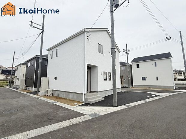 【外観】【ホームページに現地動画掲載中】●年中無休:当日予約可●全9区画の新築分譲♪綺麗な住環境で新生活を♪