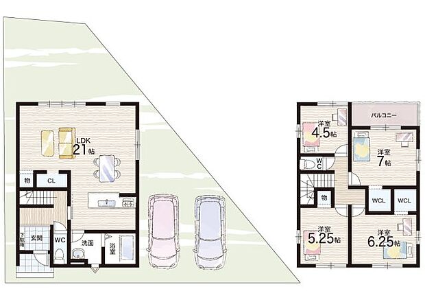 【4LDK】○膳所小学校・・・徒歩5分 ○粟津中学校・・・徒歩19分