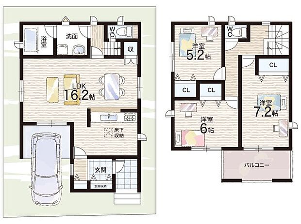 【3LDK】○桐原東小学校・・・徒歩9分 ○八幡西中学校・・・徒歩36分