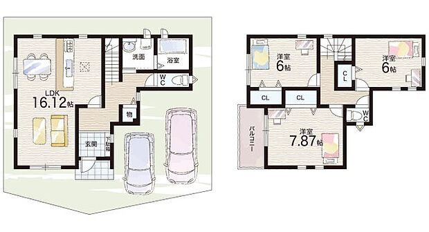 【3LDK】○美豆小学校・・・徒歩２４分 ○大淀中学校・・・徒歩３２分