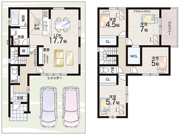 【4LDK】○八幡小学校・・・徒歩16分 ○八幡中学校・・・徒歩16分