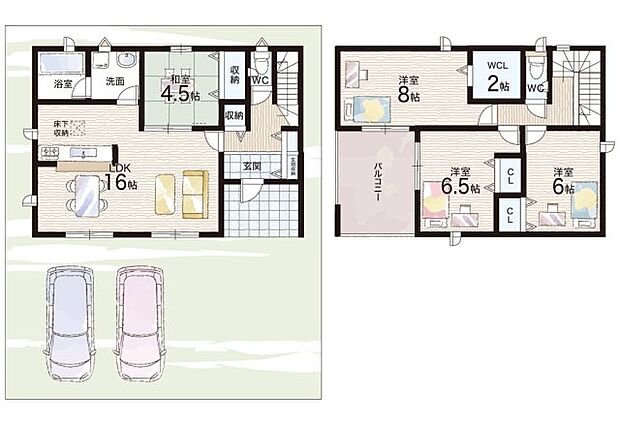 【4LDK】○平田小学校・・・徒歩8分 ○中央中学校・・・徒歩15分