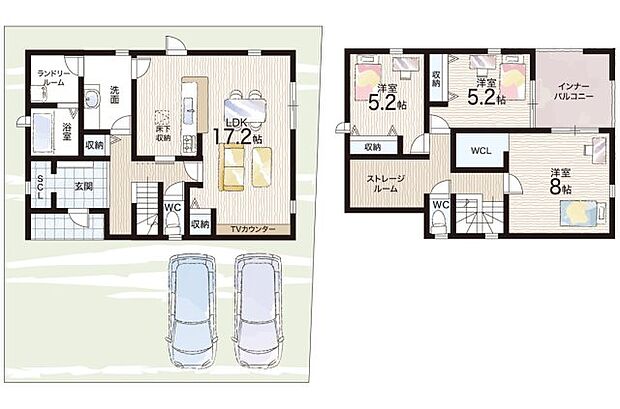 【3LDK】○治田小学校・・・徒歩17分 ○栗東中学校・・・徒歩13分