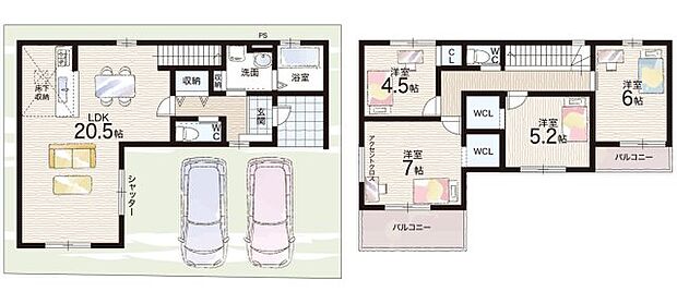 【4LDK】○吉身小学校・・・徒歩7分 ○守山中学校・・・徒歩16分