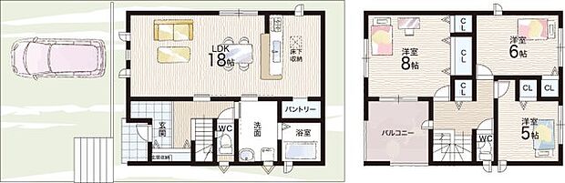 【3LDK】○藤尾小学校・・・徒歩10分 ○皇子山中学校・・・徒歩59分