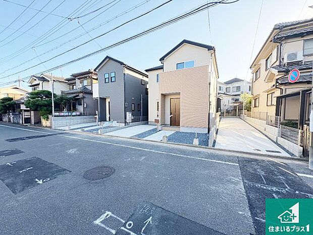 【外観】お客様に長く安心して住んでいだだける事にこだわった家づくり！住んでからのアフターサービスにもしっかりと取り組んでいます！