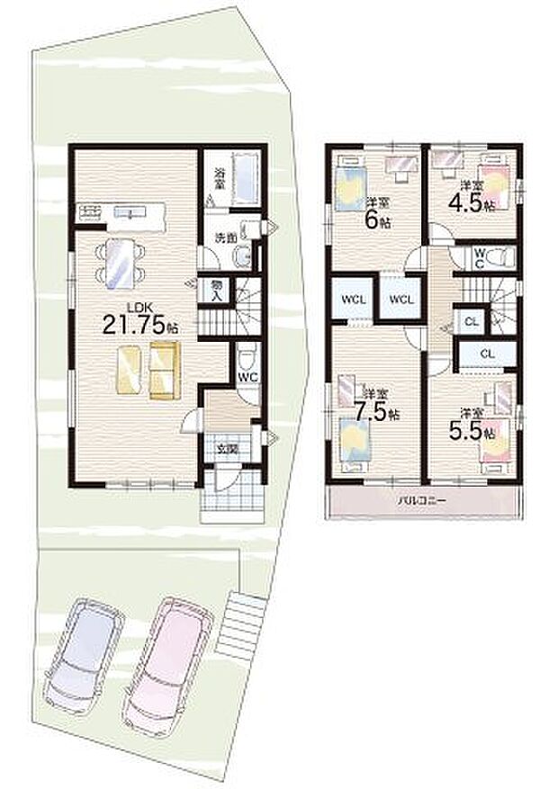 【4LDK】○さくら小学校・・・徒歩16分 ○男山第三中学校・・・徒歩9分