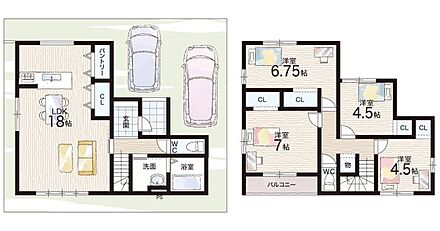○金田小学校・・・徒歩19分 ○八幡東中学校・・・徒歩25分 