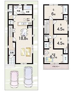 ○神川小学校・・・徒歩3分 ○神川中学校・・・徒歩20分 