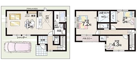 ○藤ノ森小学校・・・徒歩19分 ○藤森中学校・・・徒歩18分 