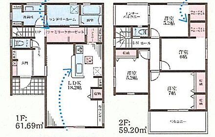 ○八日市南小学校・・・徒歩9分 ○聖徳中学校・・・徒歩14分 