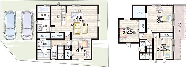 【4LDK+S(納戸)】○若草小学校・・・徒歩15分 ○須磨北中学校・・・徒歩10分