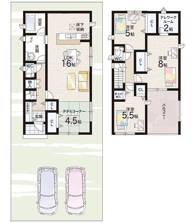 【3LDK+S(納戸)】○出合小学校・・・徒歩15分 ○王塚台中学校・・・徒歩8分