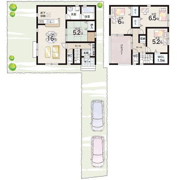 【4LDK+S(納戸)】○妻鹿小学校・・・徒歩9分 ○灘中学校・・・徒歩31分