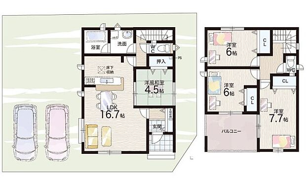 【4LDK】○北条小学校・・・徒歩10分 ○北条中学校・・・徒歩9分
