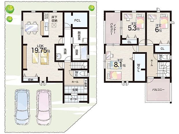 【3LDK+S(納戸)】○赤穂小学校・・・徒歩１５分 ○赤穂中学校・・・徒歩３１分