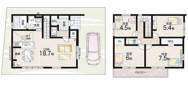 【4LDK】○大観小学校・・・徒歩9分 ○衣川中学校・・・徒歩11分