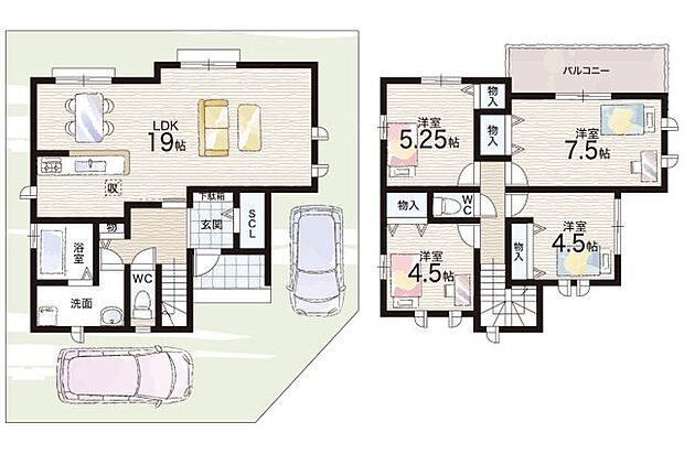 【4LDK】○高丘東小学校・・・徒歩10分 ○高丘中学校・・・徒歩10分