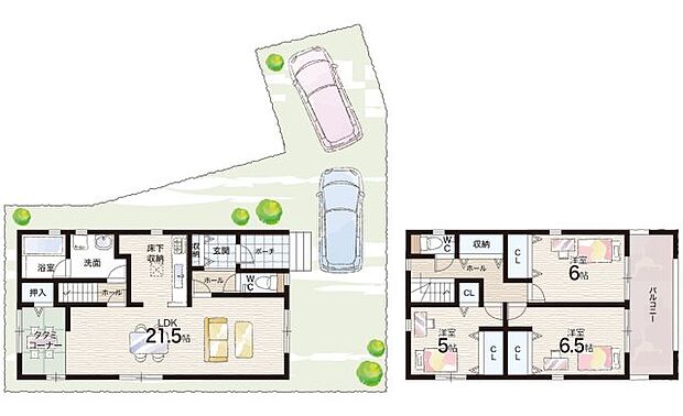 【4LDK】○八幡小学校・・・徒歩20分 ○夢前中学校・・・徒歩38分