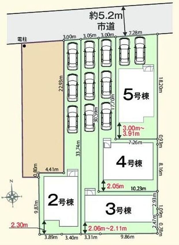 4棟販売☆周辺はお買い物施設が多く便利な立地です☆