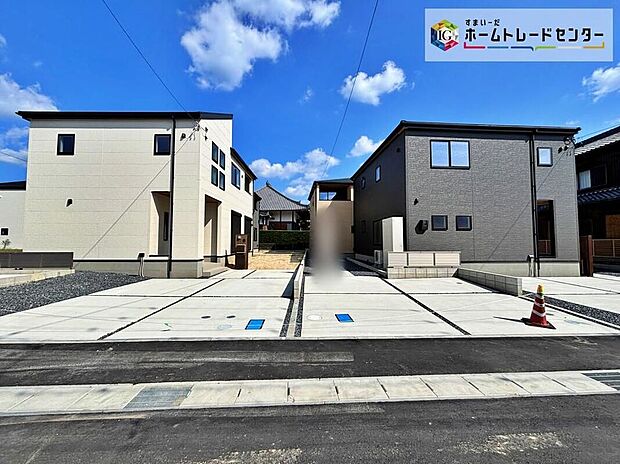 ５～８号棟完成しました！内覧可能です☆ぜひ現地にて、実際の建物・街並み・日当たり等ご確認下さい♪お気軽にお問い合わせください☆