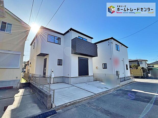 【現地外観写真】平日・お仕事帰りなど、いつでもご案内させていただきます！デザイン・目に見える設備面も大切ですが、耐震構造で地震に強い家の為、次代へ繋ぐ強固な住宅です。