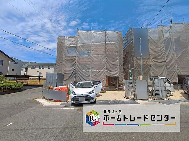 【現地外観写真】完成に向けて現在建築工事中です☆物件に関するご質問等は土日・平日を問わずお気軽にお問い合わせ下さい☆

