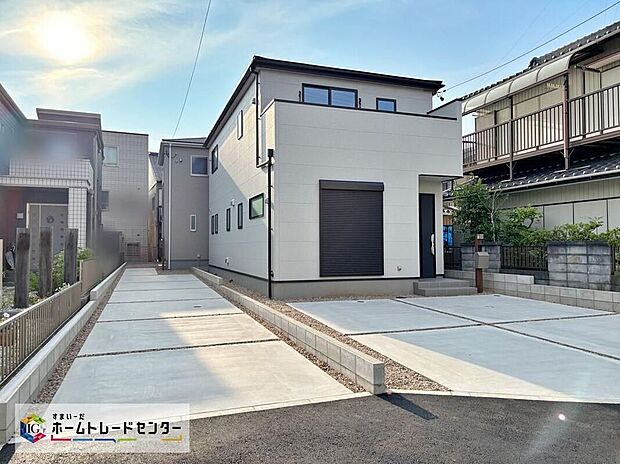【現地外観写真】【１号棟】安心を一番に考えて設計と建設の両住宅性能評価書を取得。現地をご覧いただきながら、住まいの夢をお聞かせください。