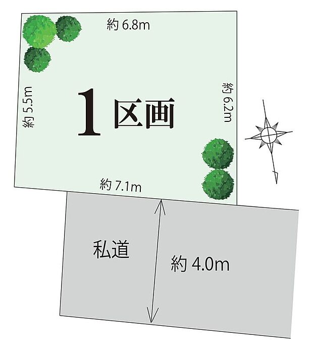 【全体区画図】区画図