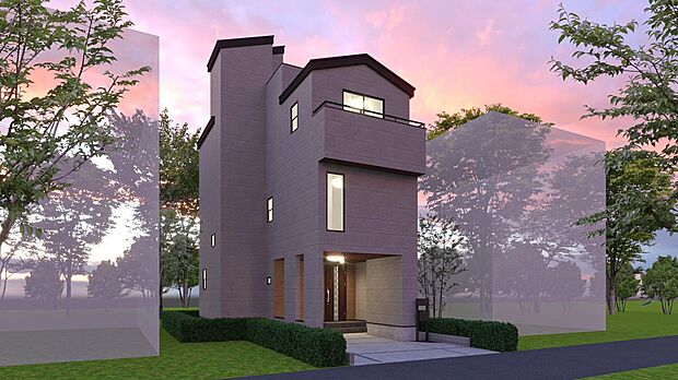 【建物プラン例 (パース・外観)】【施工例】