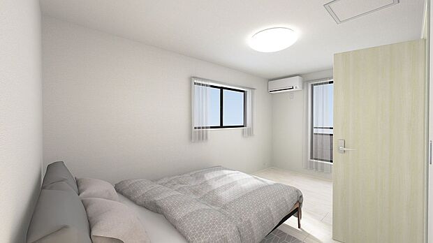 【完成予想図（内観）】【内観イメージパース】