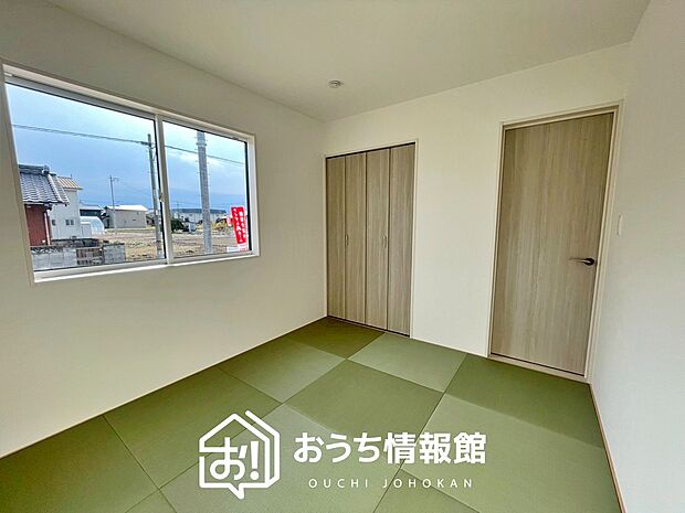 【現地写真(和室)】大壁仕様の新和室。くつろぎの空間です。