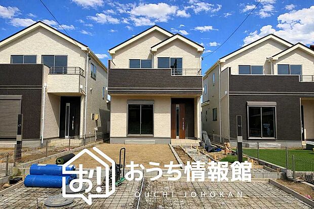 【現地写真(外観)【B号地】】耐震等級最高「3」取得で基準の1.5倍の性能・耐震強度で安心できます。