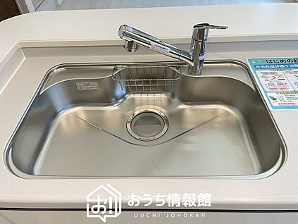 浄水器内臓型ハンドシャワー付シンク