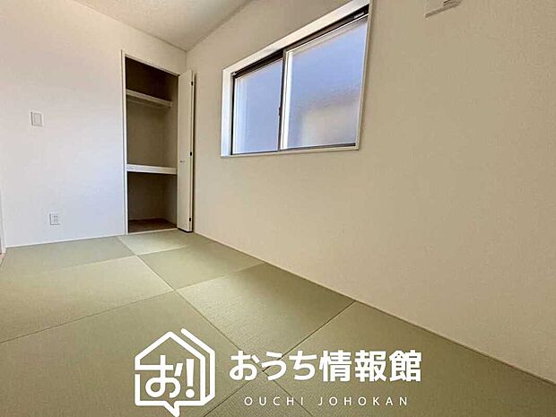 【現地写真(和室)】大壁仕様の新和室。くつろぎの空間です。