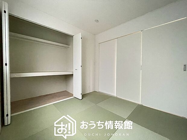 【現地写真(和室)】大壁仕様の新和室。くつろぎの空間です。