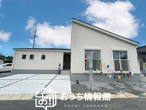 【現地写真(外観)【5号地】】健康被害に配慮したもっとも安全性の高い建材を採用し、シックハウス対策をしております。
