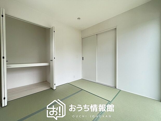【現地写真(和室)】大壁仕様の新和室。くつろぎの空間です。