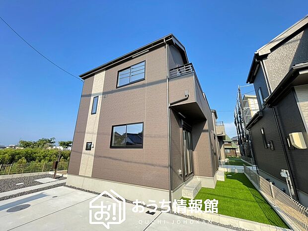 【現地写真(外観)【A号地】】健康被害に配慮したもっとも安全性の高い建材を採用し、シックハウス対策をしております。